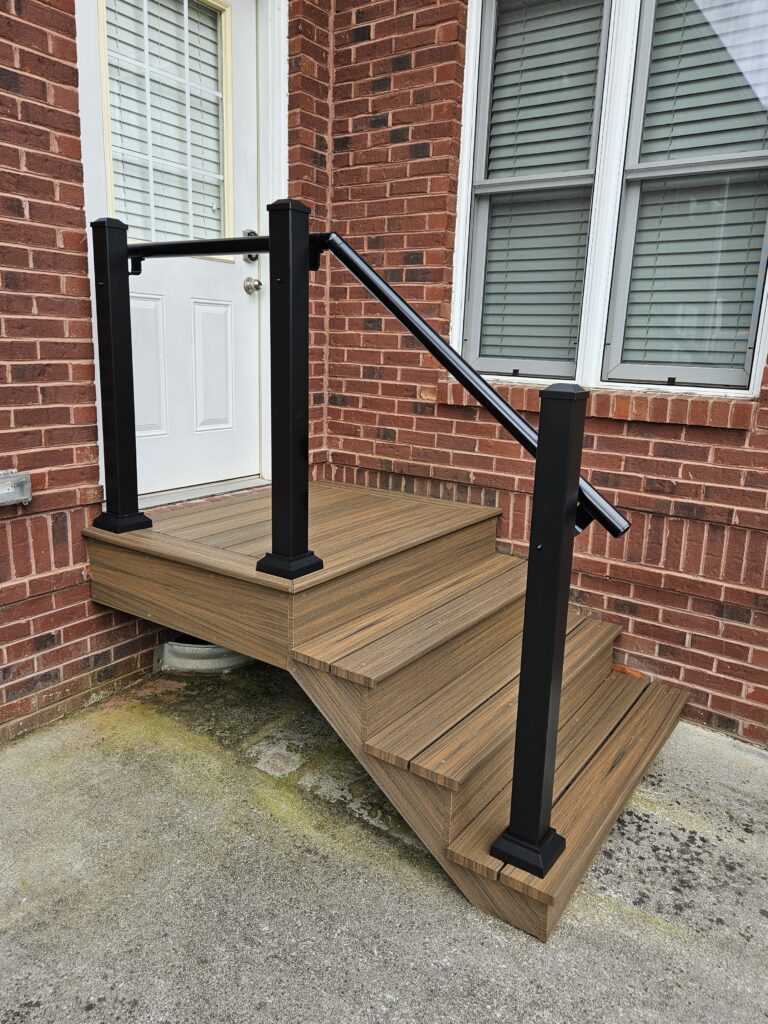 Custom Welded Stairs and Aluminum Railings in Newburgh — newburgh handyman